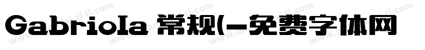 Gabriola 常规(字体转换